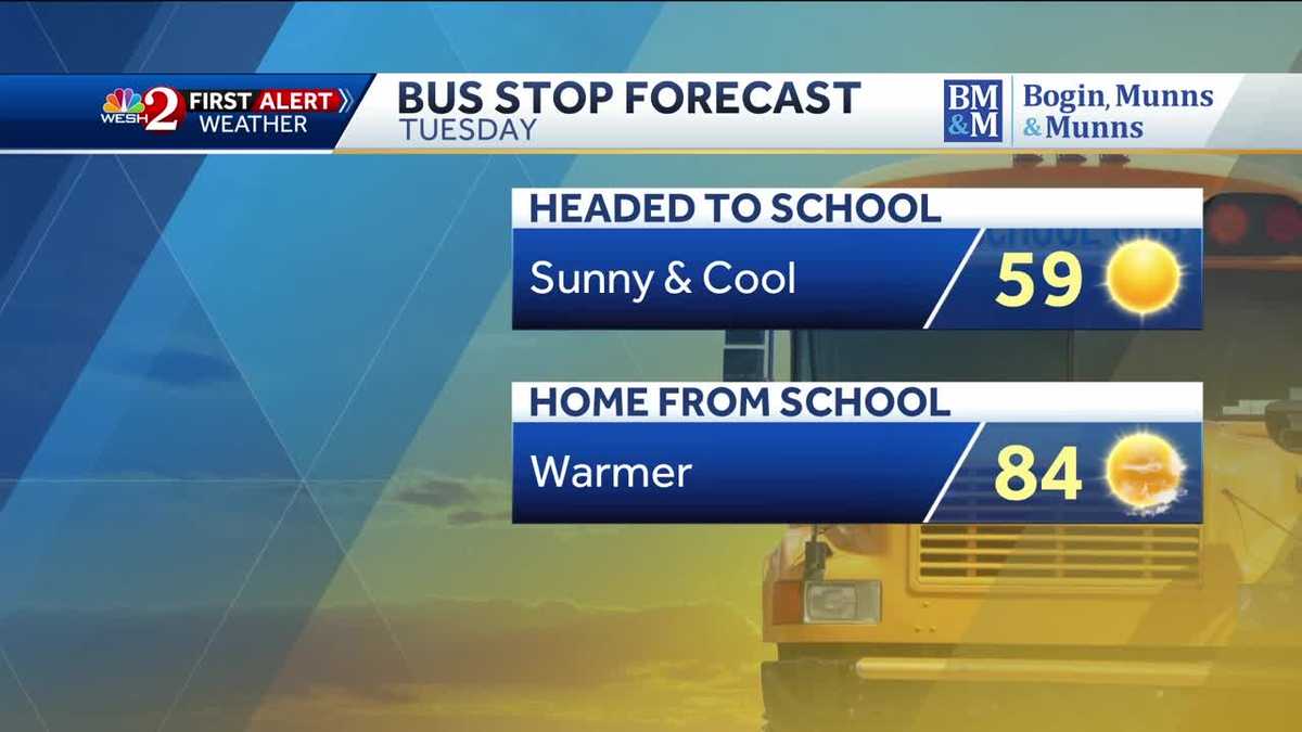 Plenty of sunshine again on Tuesday