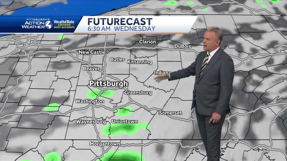 Rain returns by mid-week in Pittsburgh area