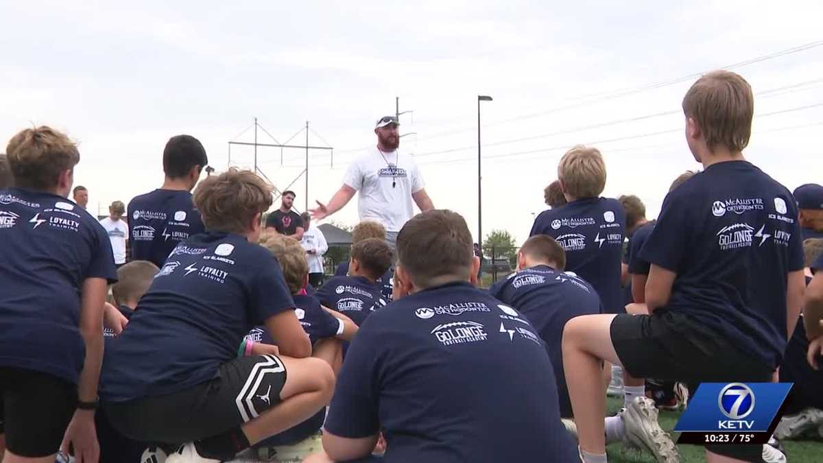 Former Nebraska offensive tackle trades in his helmet and shoulder pads for a whistle