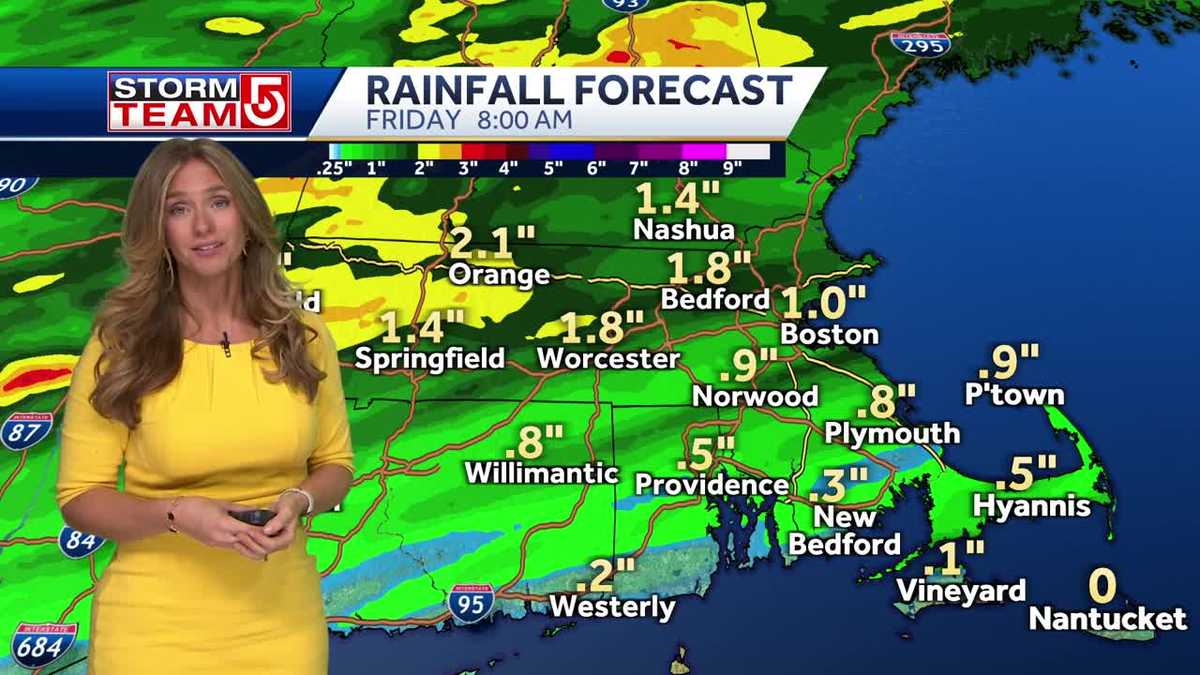 Video: Increasing threat of rain over days ahead