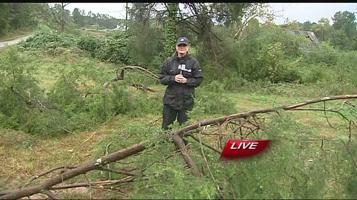 Rumbling storms leave behind damage