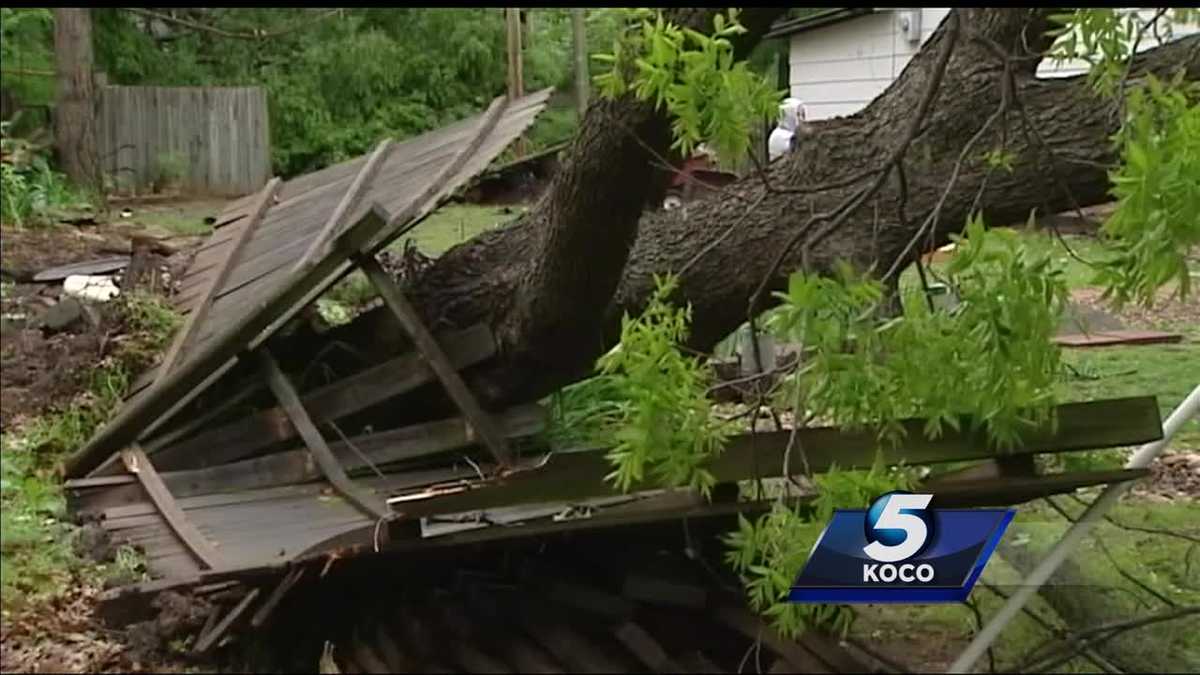 Severe storms leave behind heavy damage in Holdenville