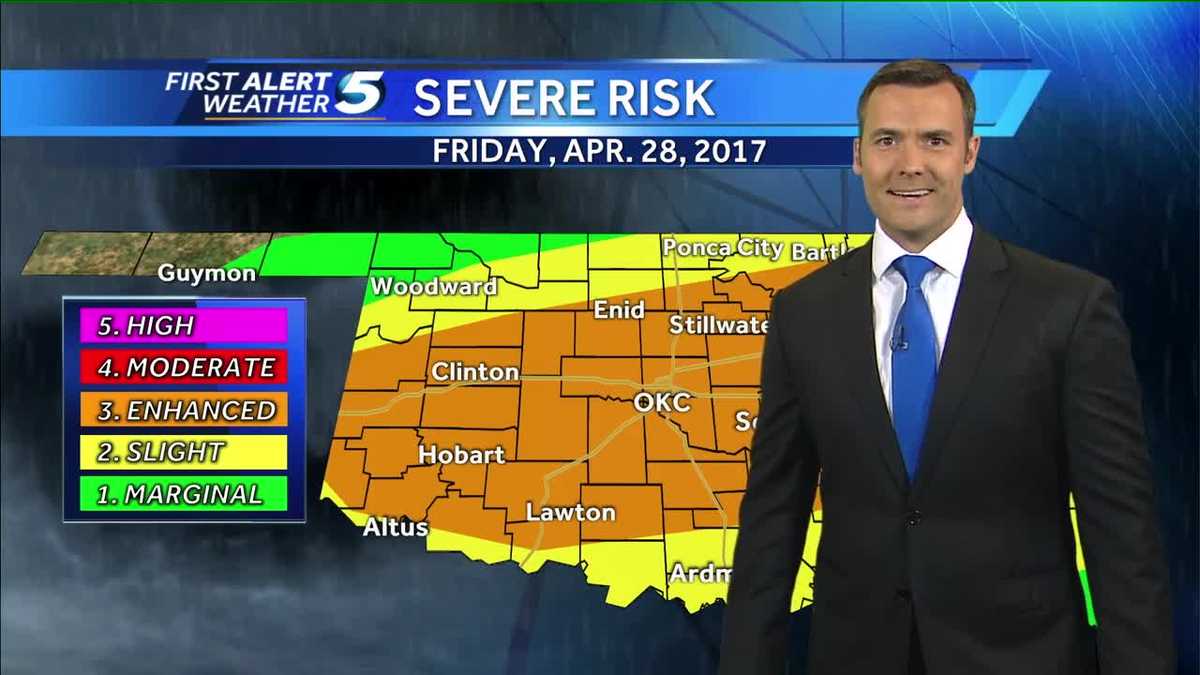 Forecast Severe Storms Likely Tonight