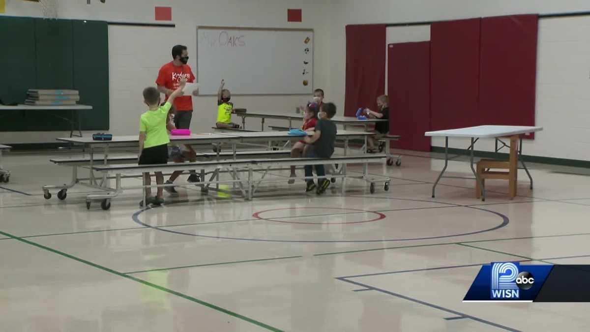 Coronavirus: Burlington students return to very different looking classroom
