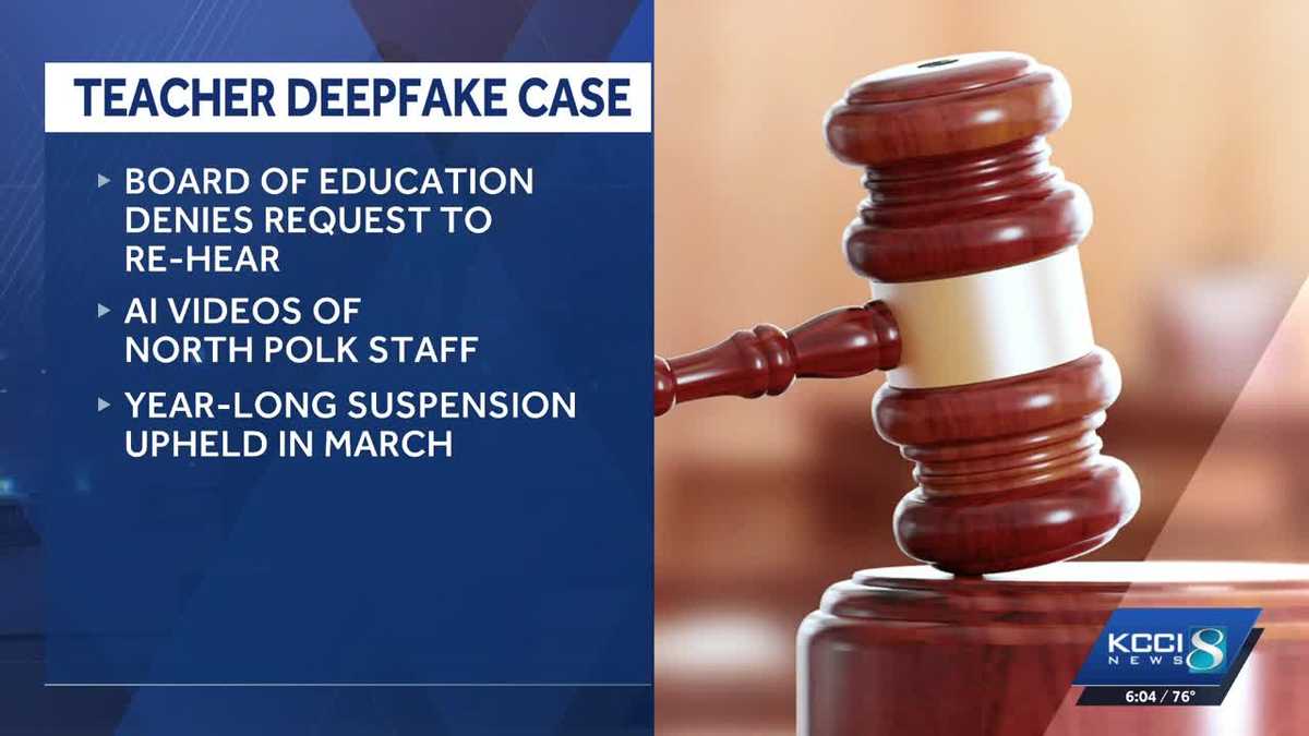 Iowa Board of Education denies appeal in North Polk AI video suspension case