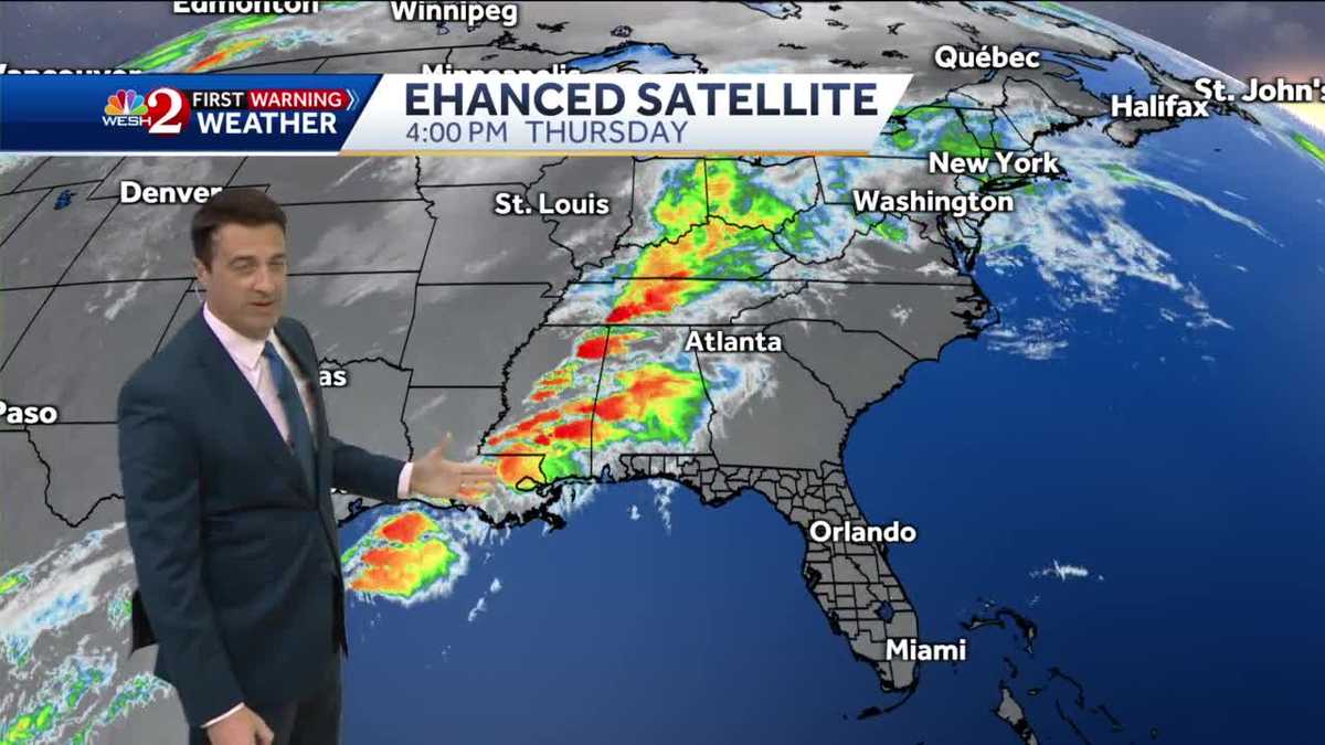 Cold front arrives Friday night bringing some weekend changes!