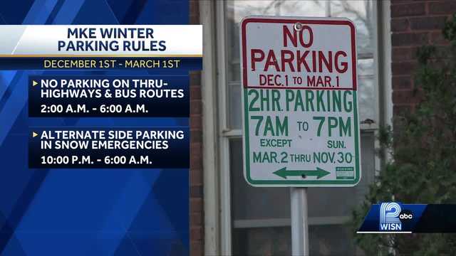 Milwaukee's winter parking rules go into effect Friday - Vimarsana News
