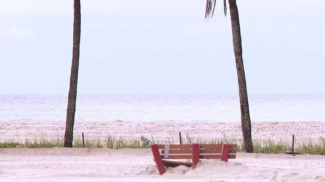 Fort Myers Beach cleaned up after Fourth of July celebrations as storms move toward the Gulf Coast
