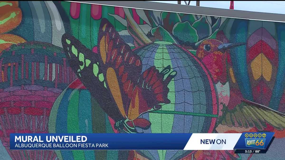 CABQ unveils new mural at Balloon Fiesta Park