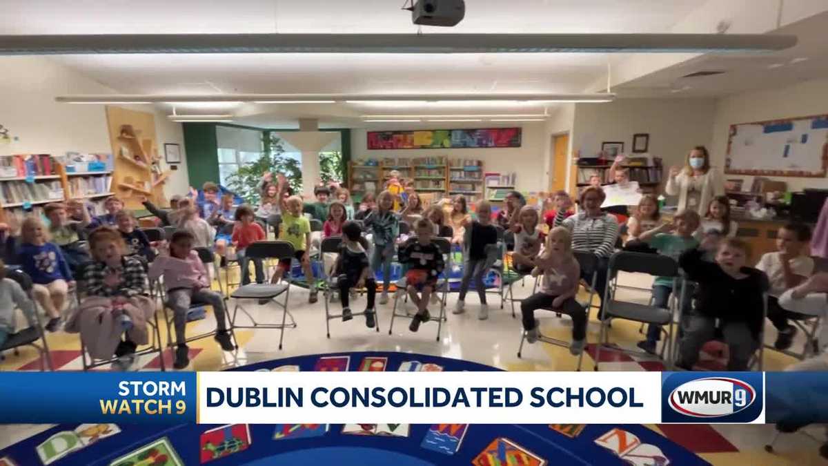 New Hampshire weather school visit Dublin Consolidated School in Dublin
