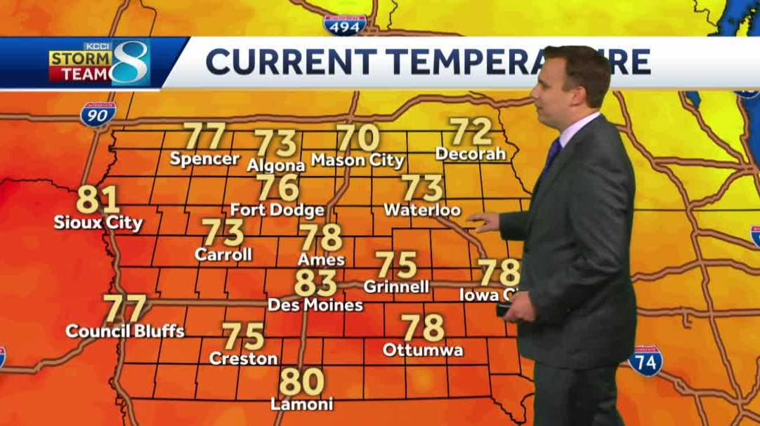 Forecast: Temperatures on the rise ahead of storm chances - KCCI