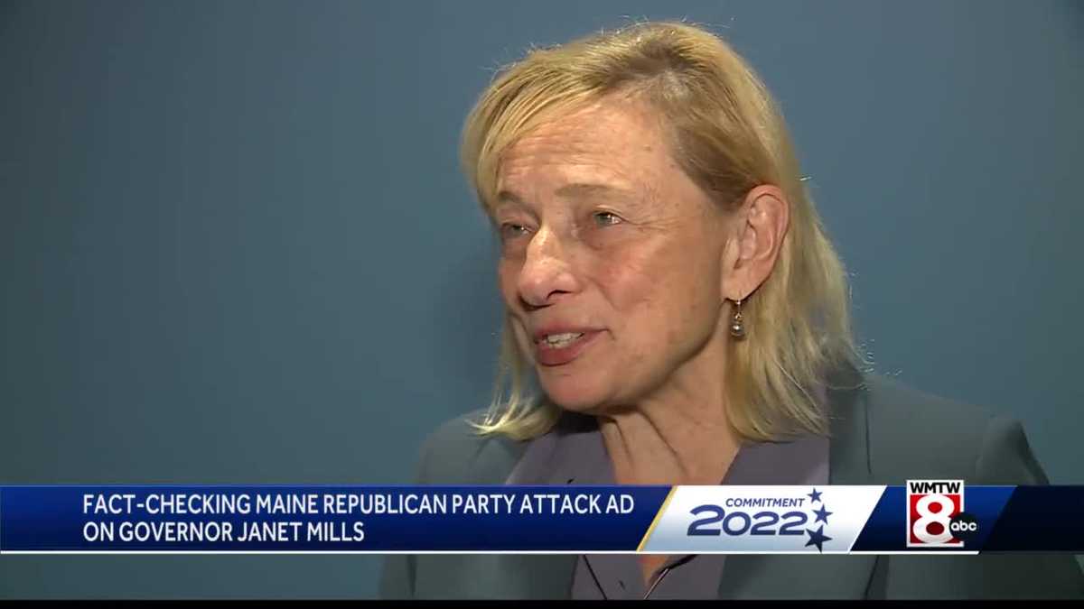 Maine Democratic Governor Janet Mills responds to false claims in Maine ...