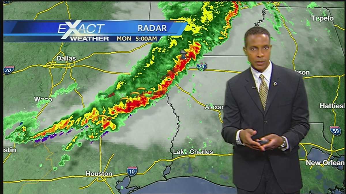 A cloudy, warm and humid Monday with late afternoon storms