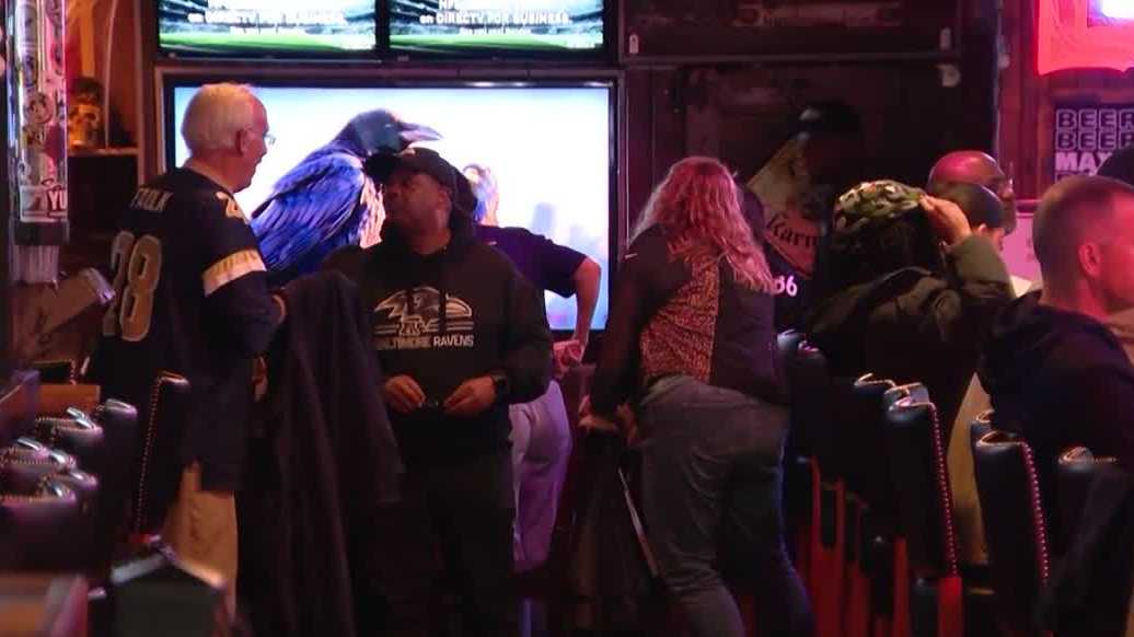 'I bleed purple every day': Fans pack Fells Point bars for Ravens games