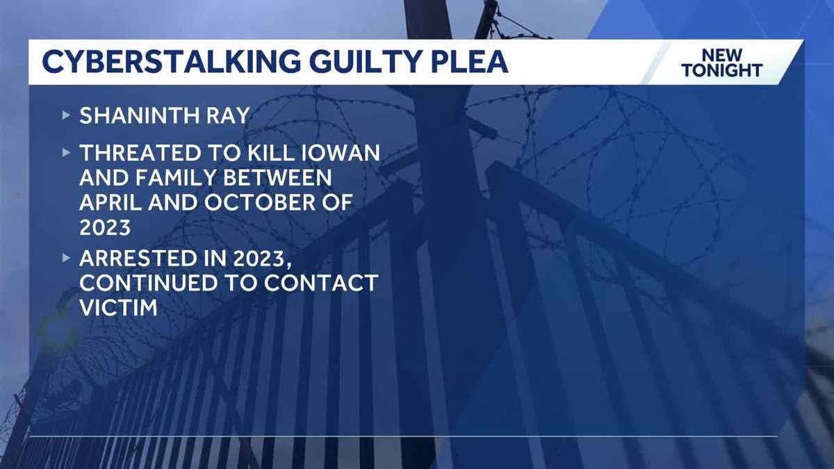 Illinois man pleads guilty to cyberstalking Iowa resident