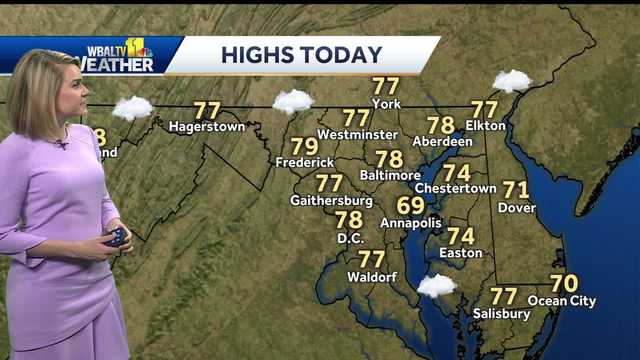 Mostly cloudy, warm with temps reaching upper 70's - Vimarsana News