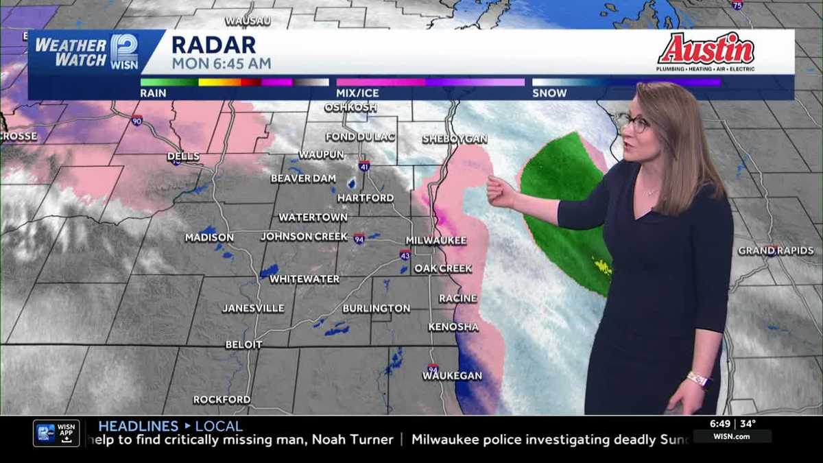 SE Wisconsin: Warmer for Christmas Week