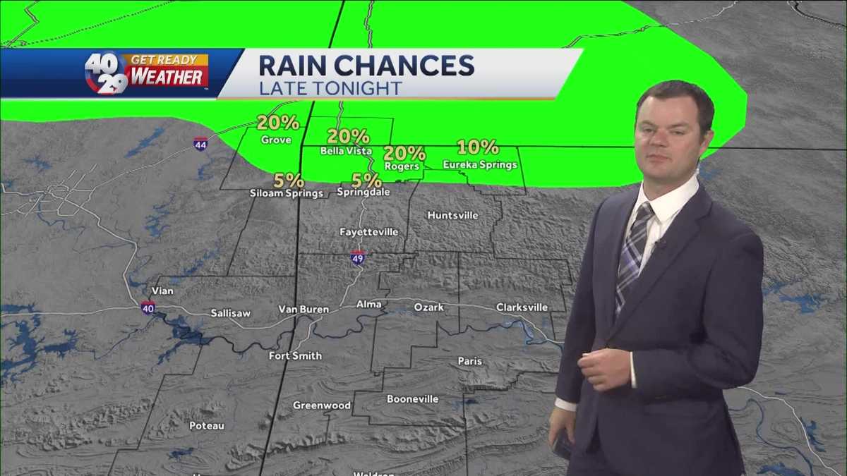 FORECAST Besides An Isolated Shower, Quiet Tonight