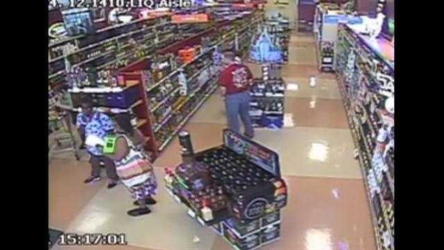 Raw Video: 2 women charged with grand theft after stealing liquor ...