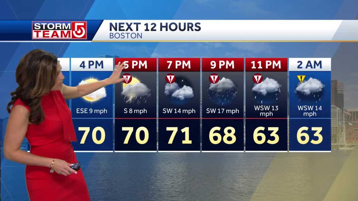 Video: Severe storms to move in this afternoon