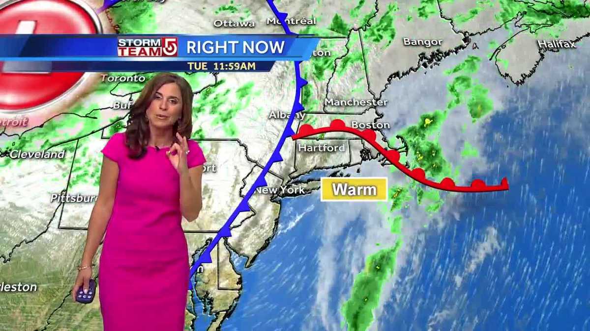 Video: Rain moves out Tuesday afternoon
