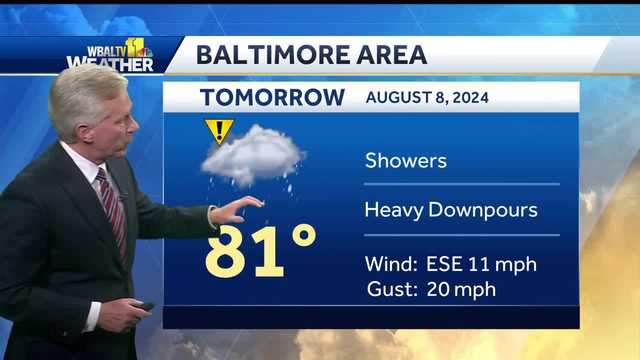 Showers Wednesday night, continuing this week