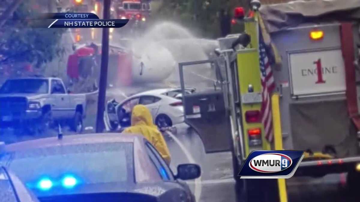 Crash in Marlborough causes traffic mess, propane leak