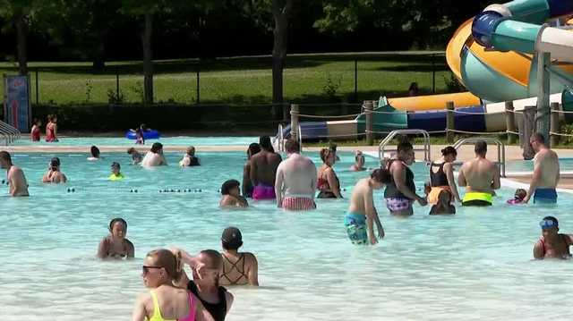 Milwaukee residents seek relief from heat at Cool Waters Aquatic Park