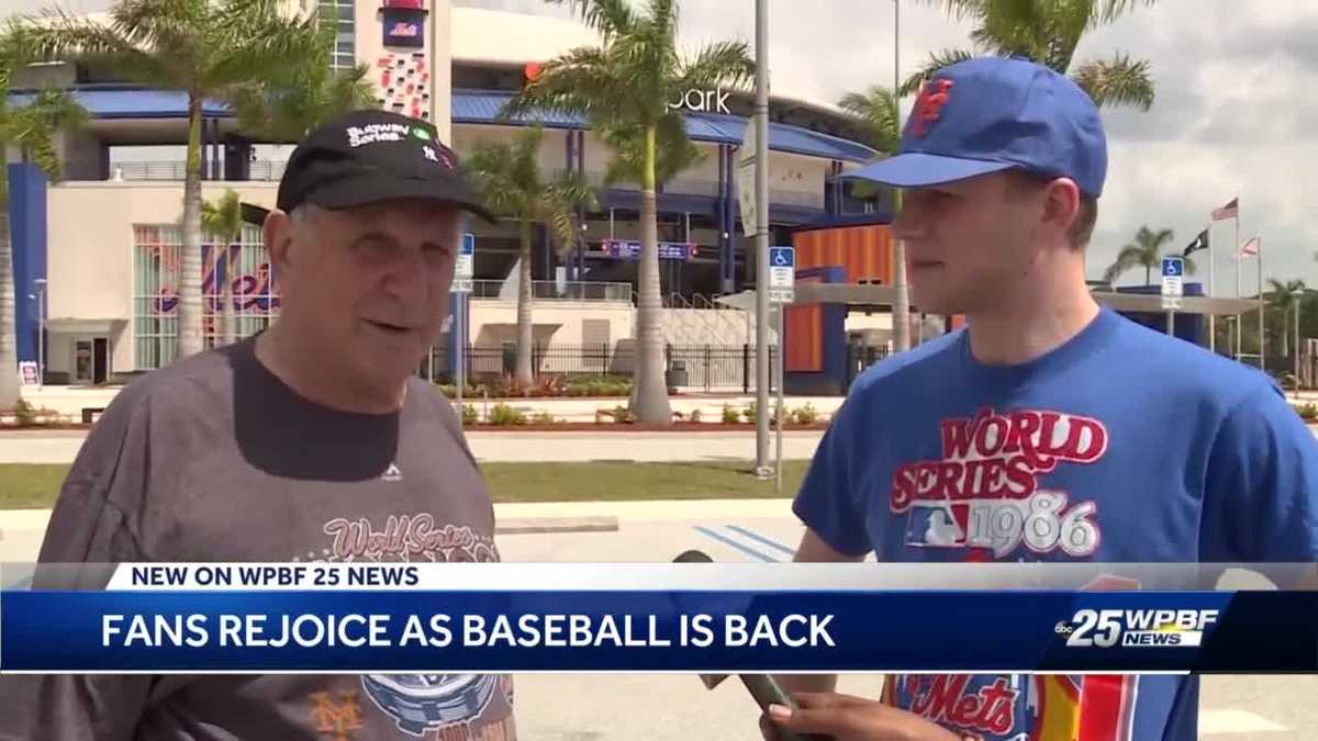 Baseball fans in Florida can't wait for spring training