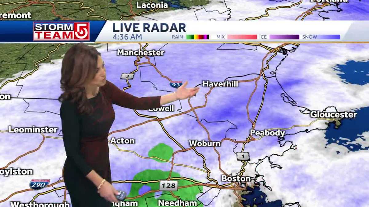 Video: Snow showers this morning; bitter blast end of week