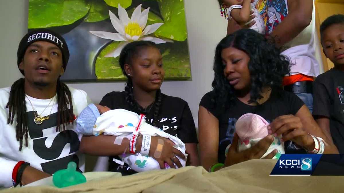 Des Moines sisters go into labor at same hospital, give birth 10