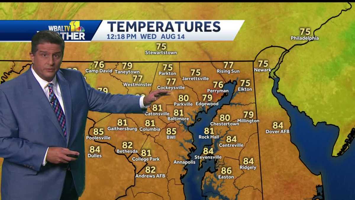 Cloudy with a chance of storms over next couple days