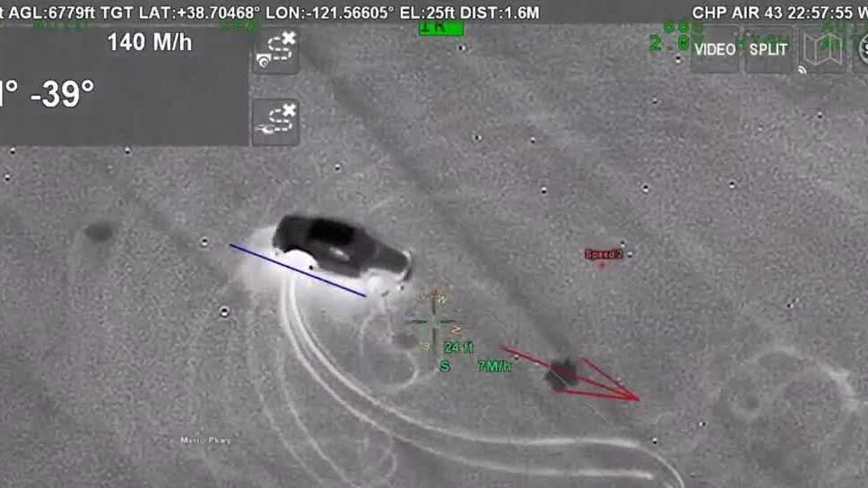 Sideshow caught on cam in Sacramento area