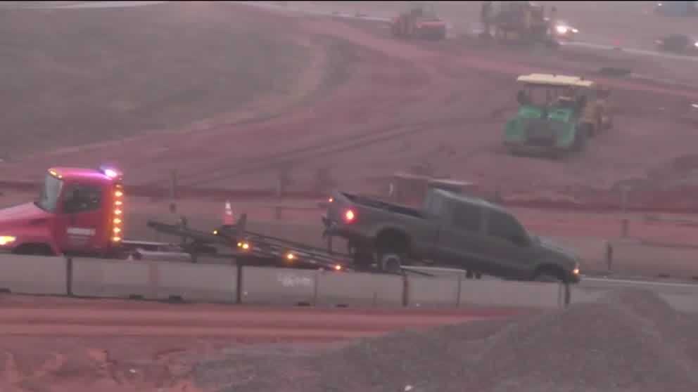 OKC crash causes traffic backup on southbound I-35 near I-44
