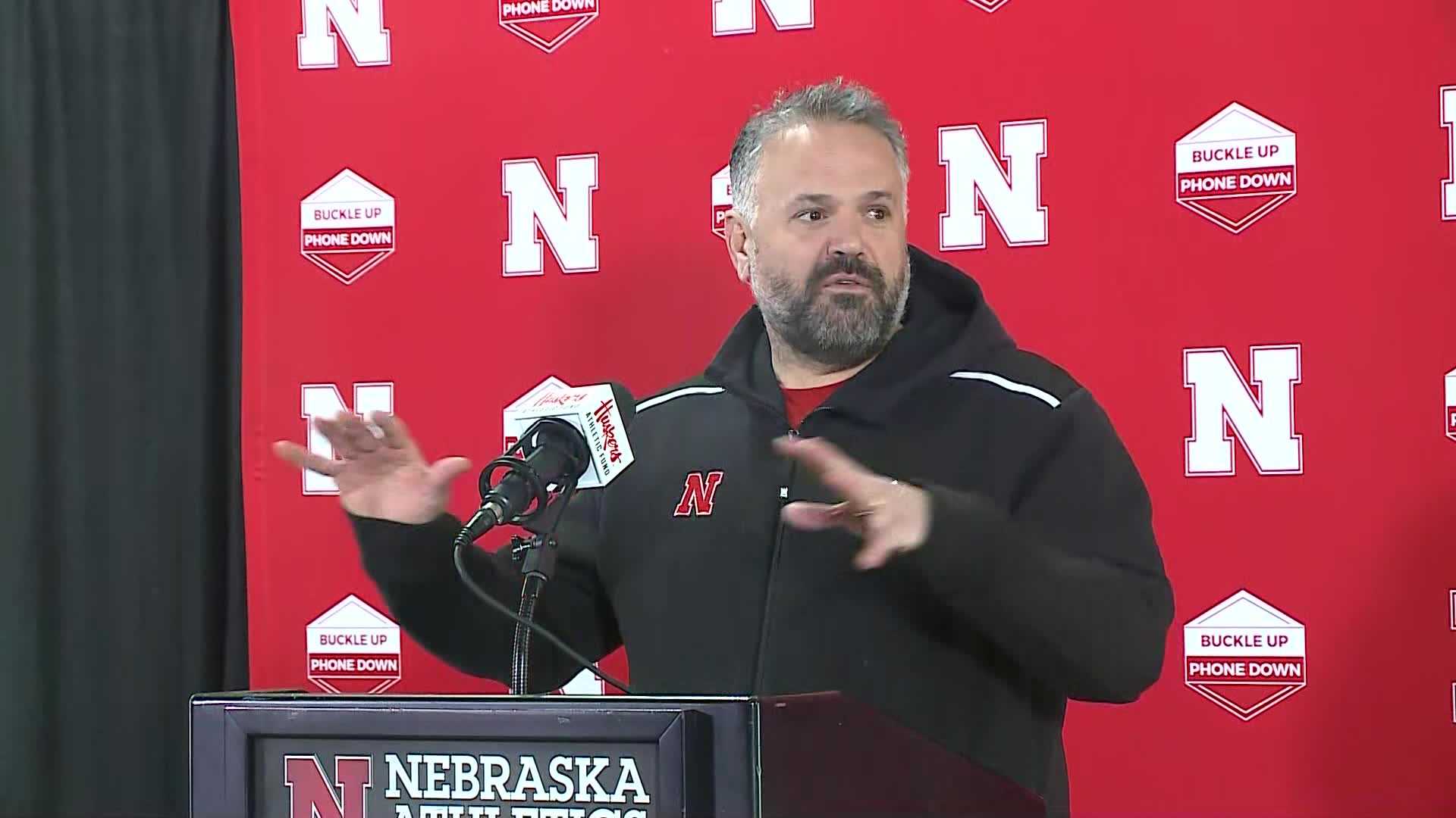 Nebraska Coach Matt Rhule On The Huskers' Progress This Spring