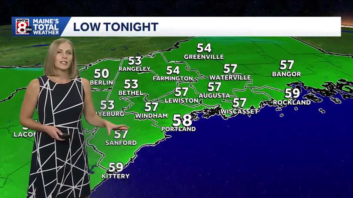Stray shower possible, nice and cool tonight
