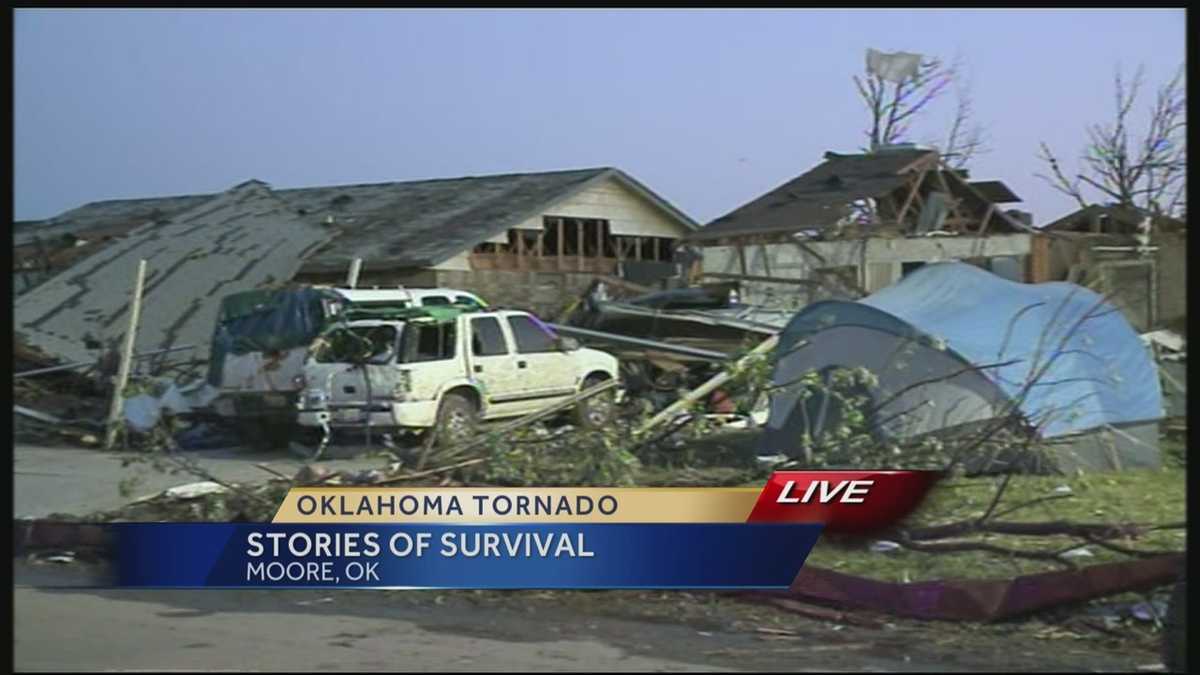 Sally Severson learns of survival stories in Moore, Oklahoma