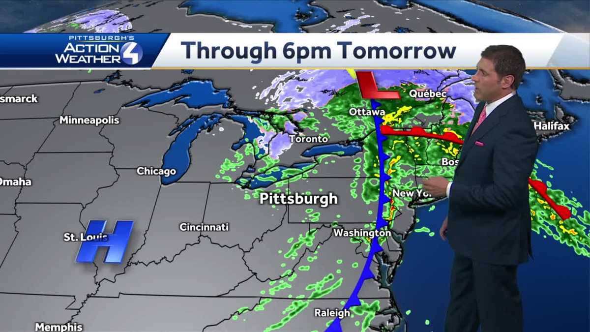 Warm Front Increases Clouds And Showers