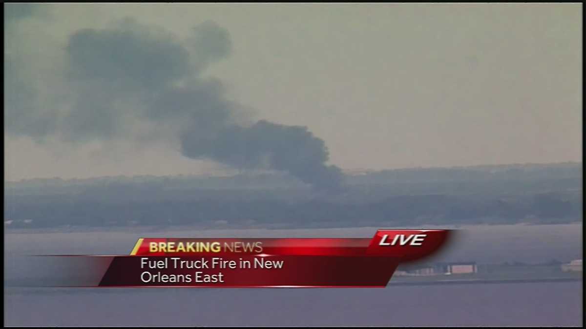 Witness describes scene of fuel truck fire in New Orleans East
