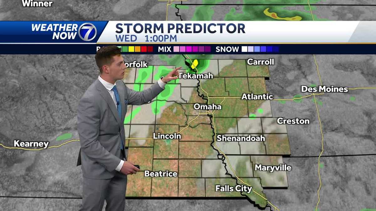 A warm day with low rain chances: Wednesday, May 8th