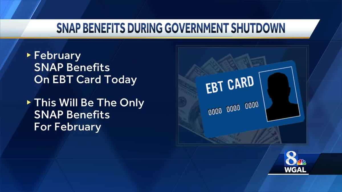February SNAP benefits released early