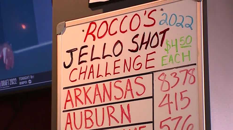 JellO shot challenge sends support to Arkansas and Ole Miss