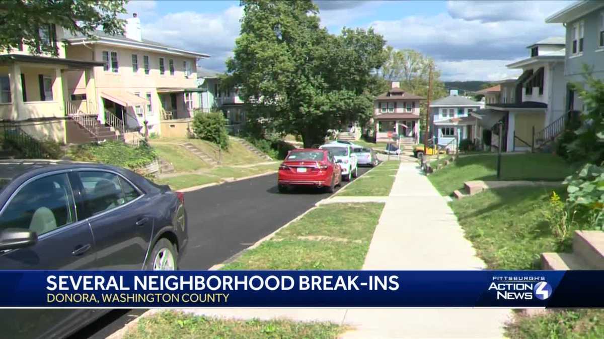 Donora police investigate home invasions, breakins