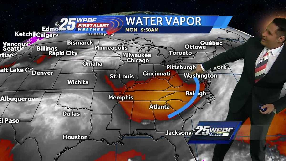 Meteorologist Cris Martinez' Updated Monday Forecast