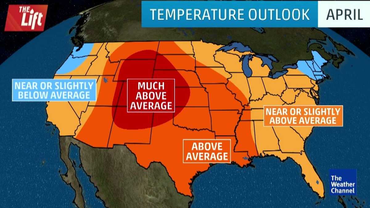 Temperature Outlook for April