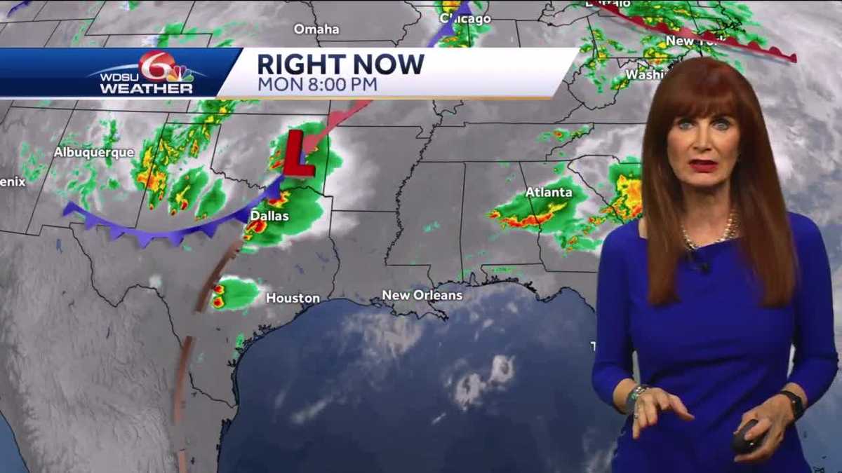 Cold front moves our way