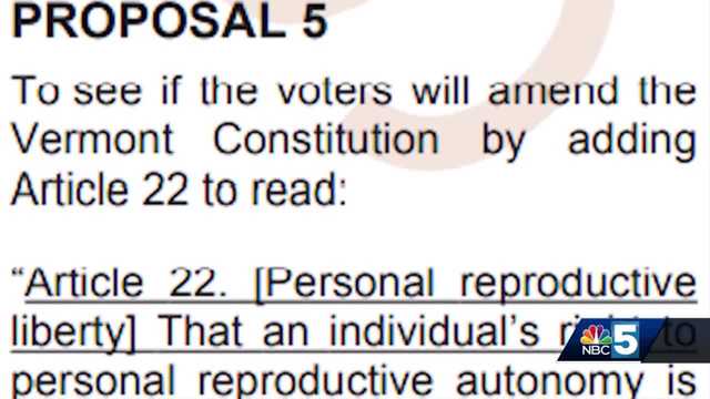 A potential new amendment looks to protect Vermonter's reproductive rights - Vimarsana News
