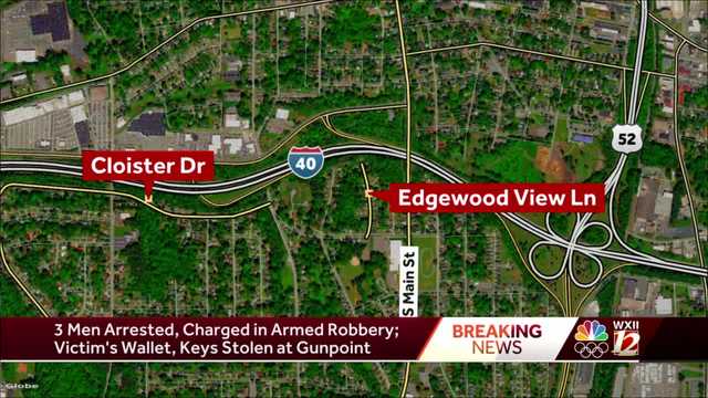 Three men charged in armed robbery in Winston-Salem - Vimarsana News