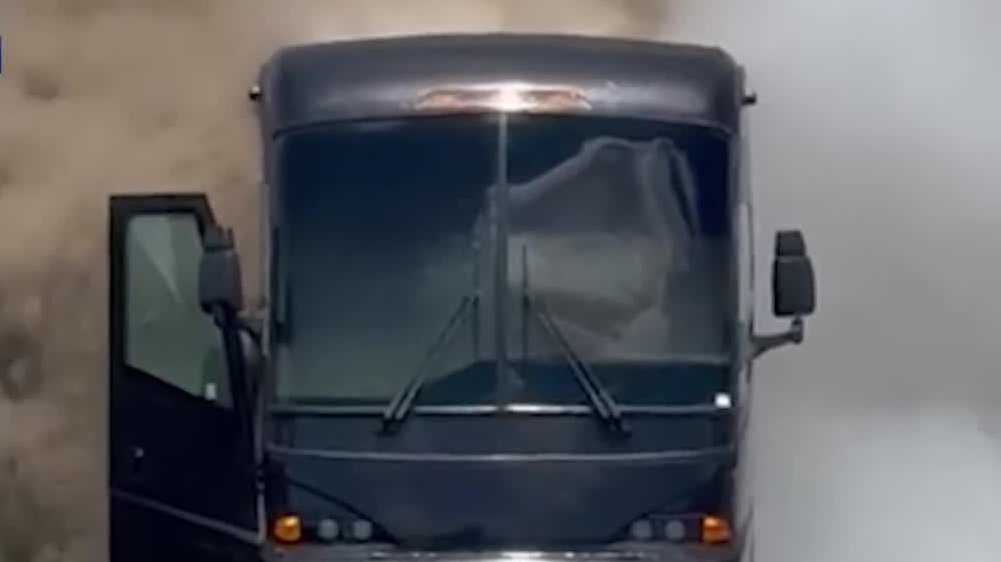 'A brave, brave bunch': Youth leader thankful for help after explosive bus fire on I-85
