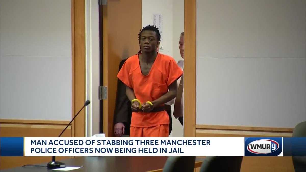 Man accused of stabbing Manchester police officers held pending court date